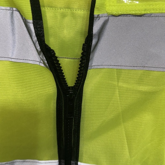 Men's High Visibility Softshell Fluorescent Yellow/Black Vest - Picture 5 of 10